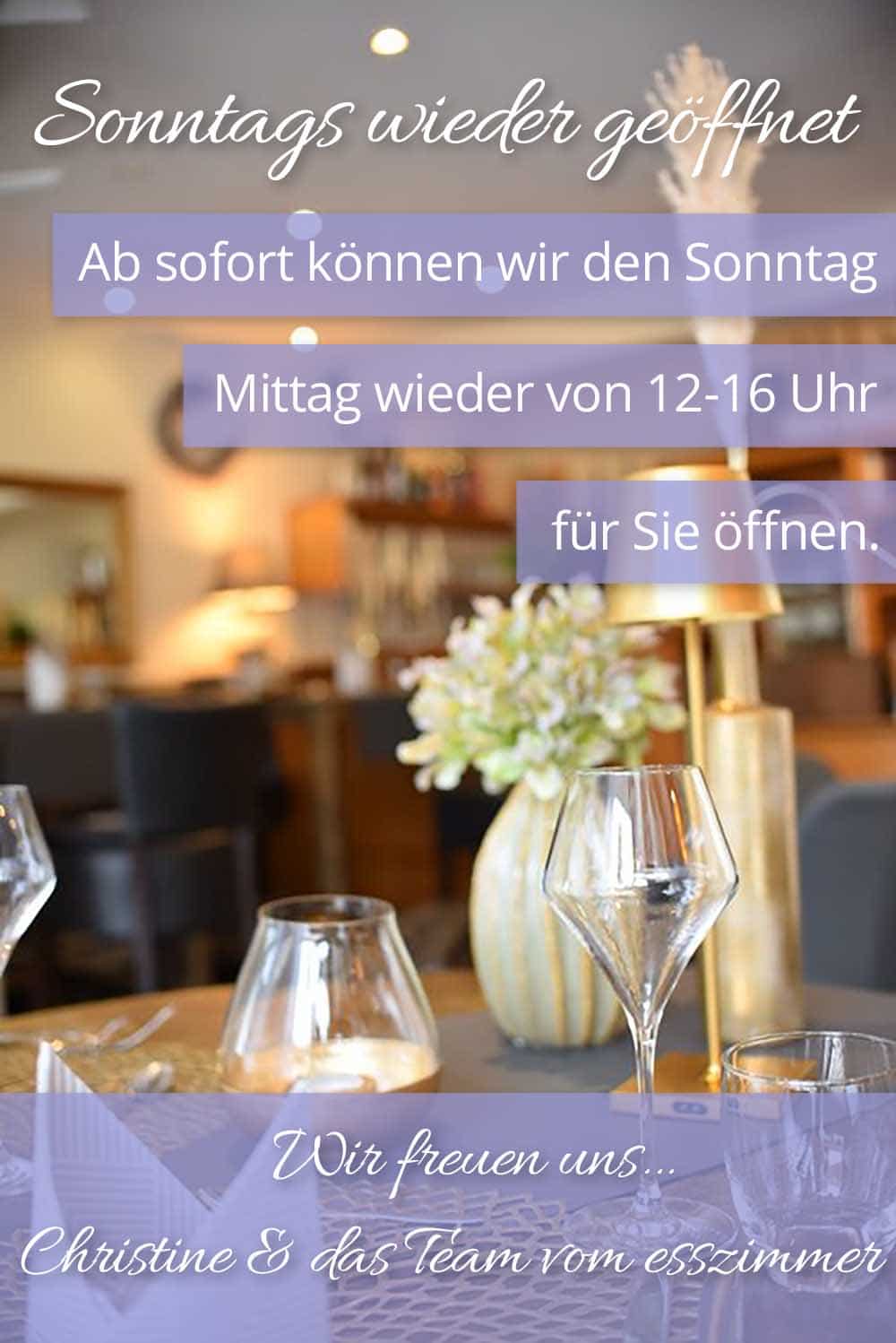 Sonntags wieder offen – Restaurant in Merzig Losheim Rimliingen